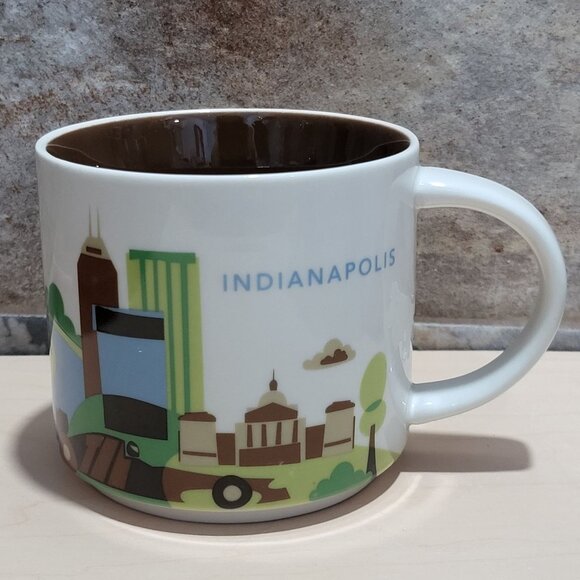 Starbucks You Are Here Coffee Mug Indianapolis Indiana 2016 - Picture 3 of 10